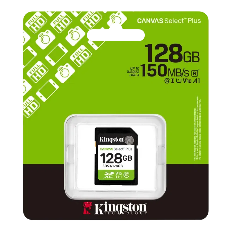 Карта памяти Kingston Canvas Select Plus, 128Гб 3