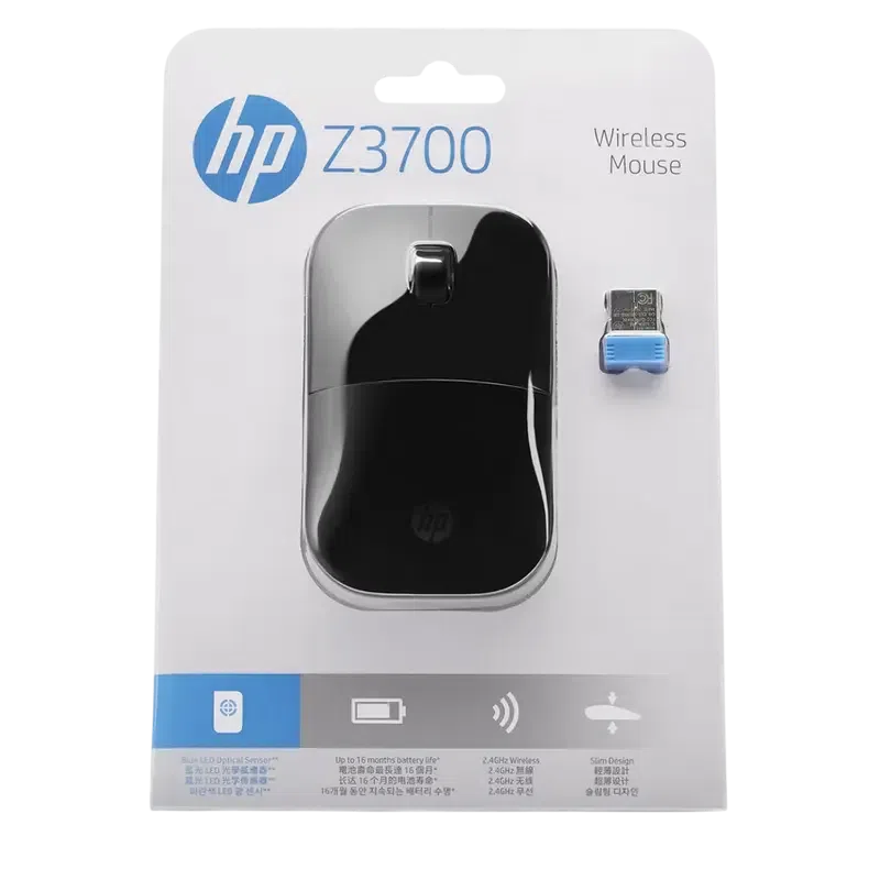 Беcпроводная мышь HP Z3700, Black 5