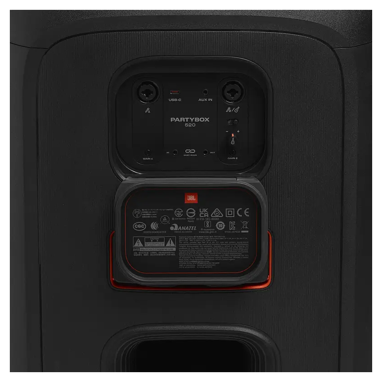 Портативная колонка JBL PartyBox 520, Чёрный 10