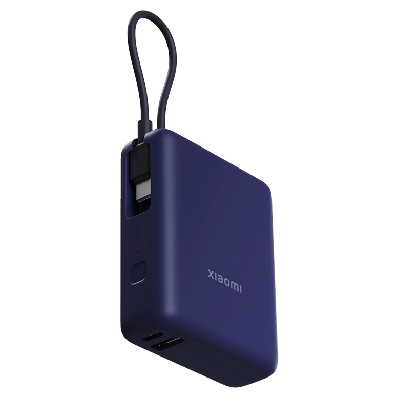 Портативное зарядное устройство Xiaomi Power Bank (Integrated Cable), Ice Blue