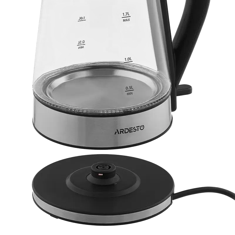 Электрочайник Ardesto EKL-F110, Black 5