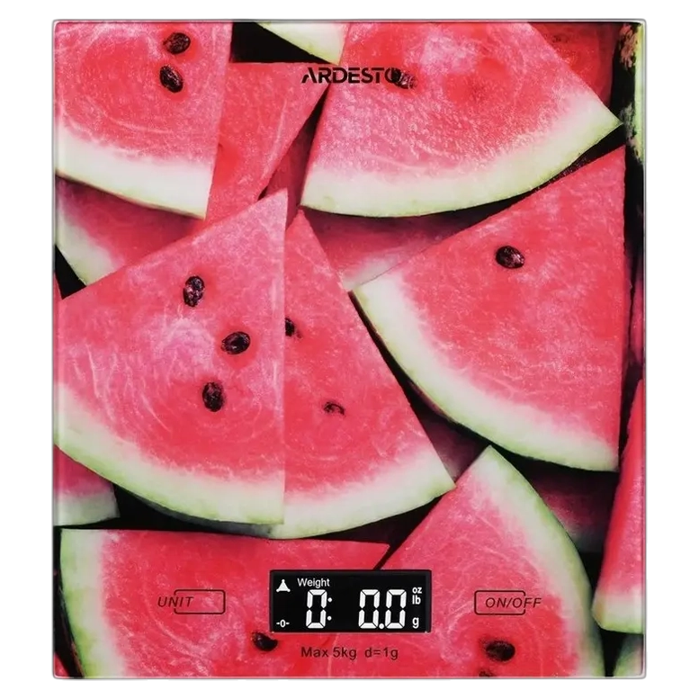 Электронные кухонные весы Ardesto SCK-893, Watermelon