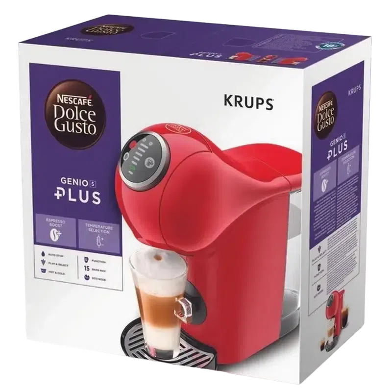 Капсульная Кофеварка Krups KP340510, Красный 9