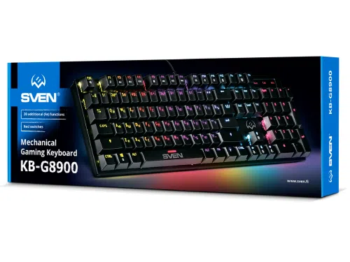 Клавиатура SVEN KB-G8900, Black 4