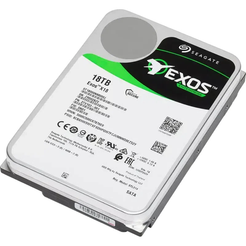 Жесткий диск Seagate Exos X18 ST18000NM000J-FR, 14 TБ, Black 3
