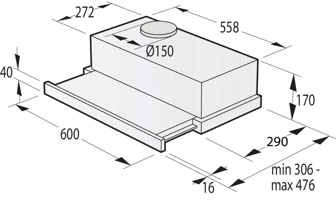 Hota Gorenje TH62E3X, Inox 3