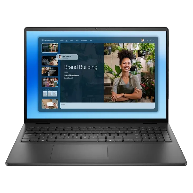 Laptop Business 16" DELL 16 DC16250, Carbon Black