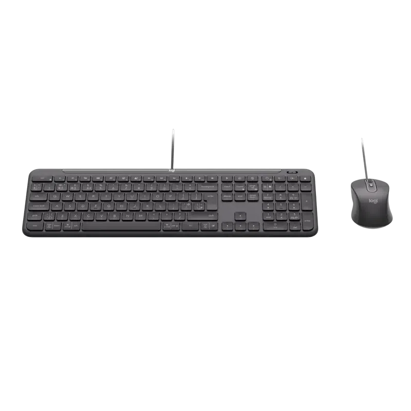 Клавиатура и мышь Logitech Signature Slim MK620, Проводное, Чёрный 2