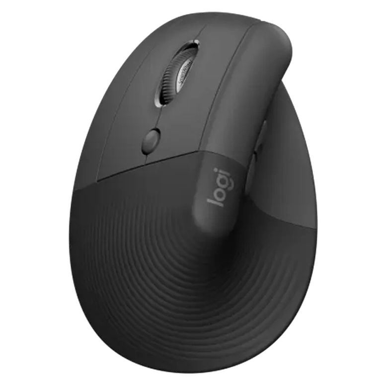 Mouse Wireless Logitech Lift Left Vertical, Black