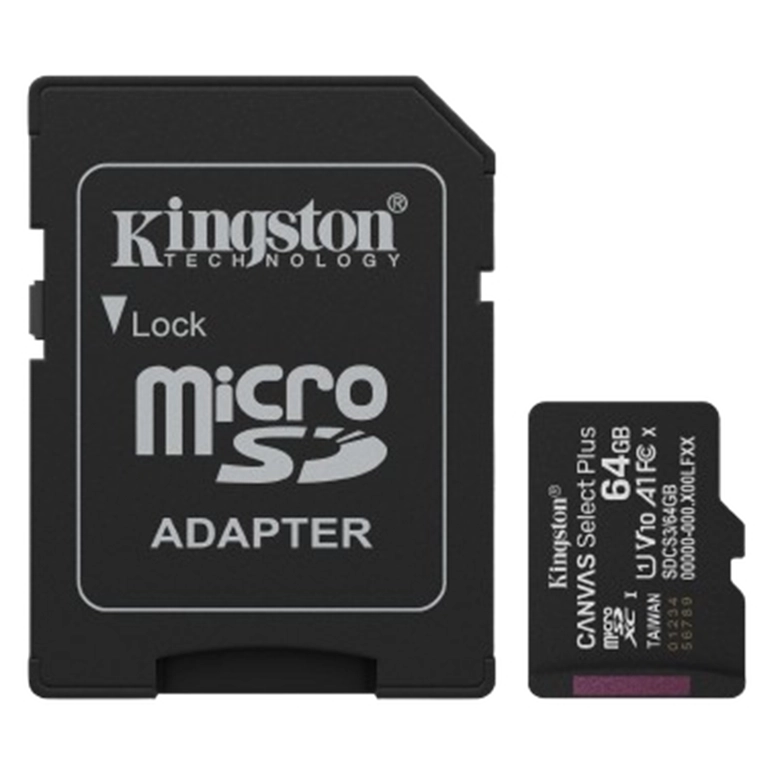 Карта памяти Kingston Canvas Select Plus, 64ГБ