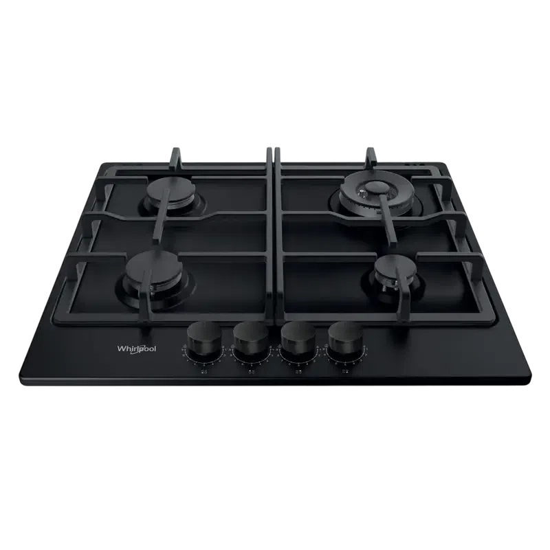 Газовая варочная панель Whirlpool TKRL 661 NB, Black 2