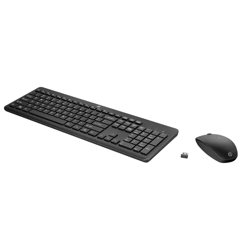 Клавиатура и мышь HP 230, Беспроводное, Чёрный 2