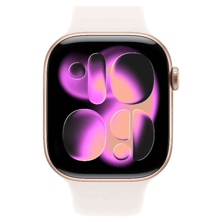Apple Watch 11 Aluminum GPS Rose Gold Solo Loop Light Blush 46 mm 2