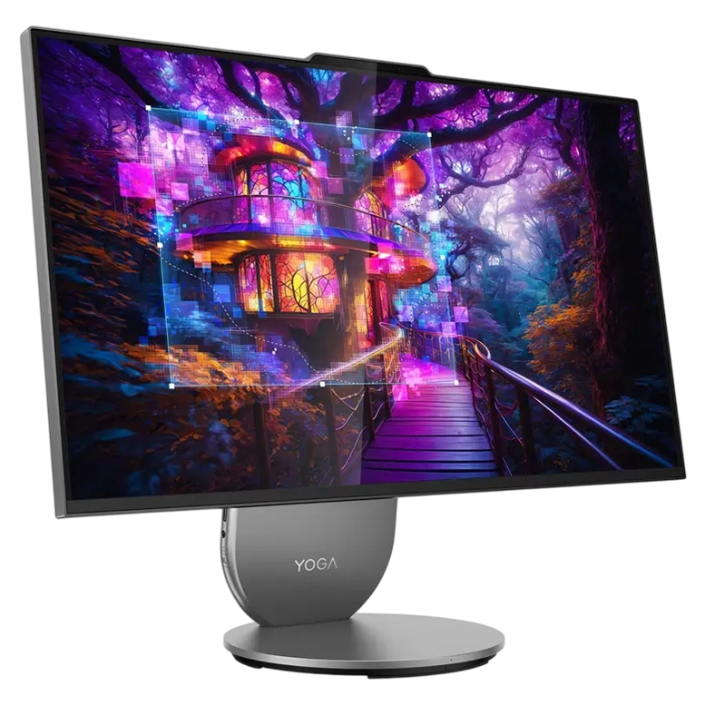 Моноблок Lenovo Yoga 27IAH10, Core Ultra 9, 32ГБ/1ТБ, 60 Гц, Серый