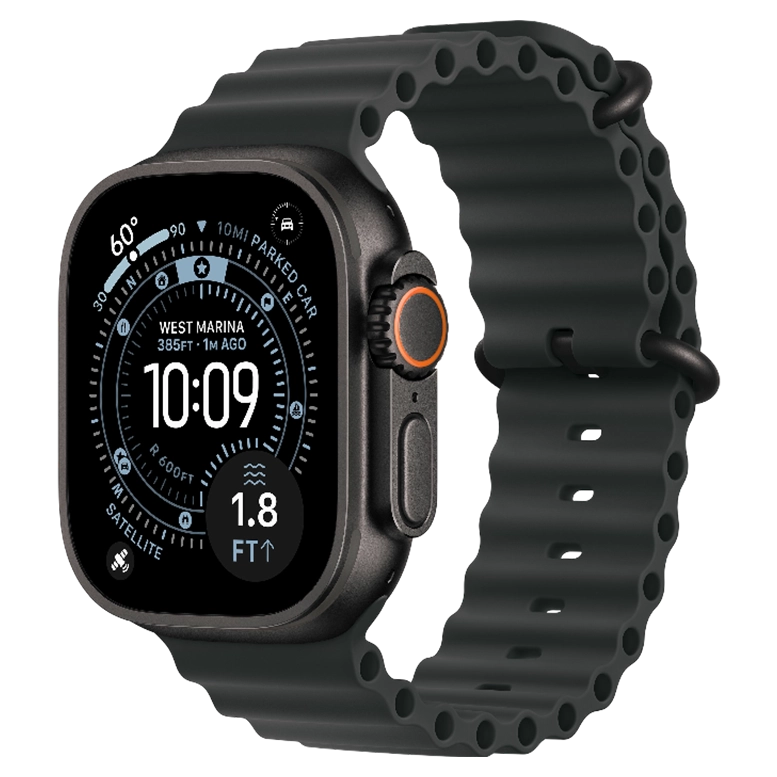 Apple Watch Ultra 3 Black Ocean Band Black