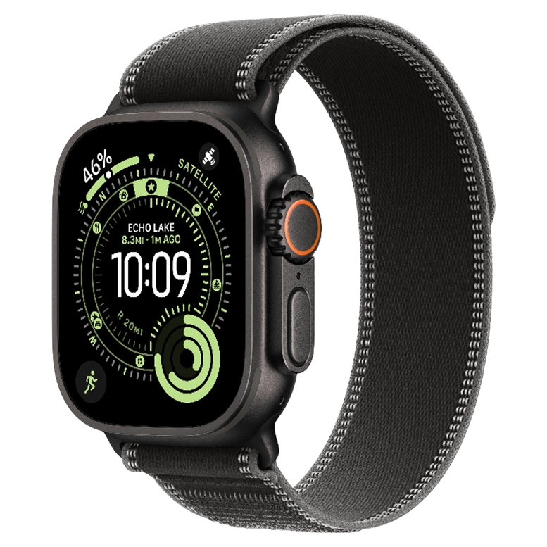 Apple Watch Ultra 3 Black Trail Loop Black/Charcoal