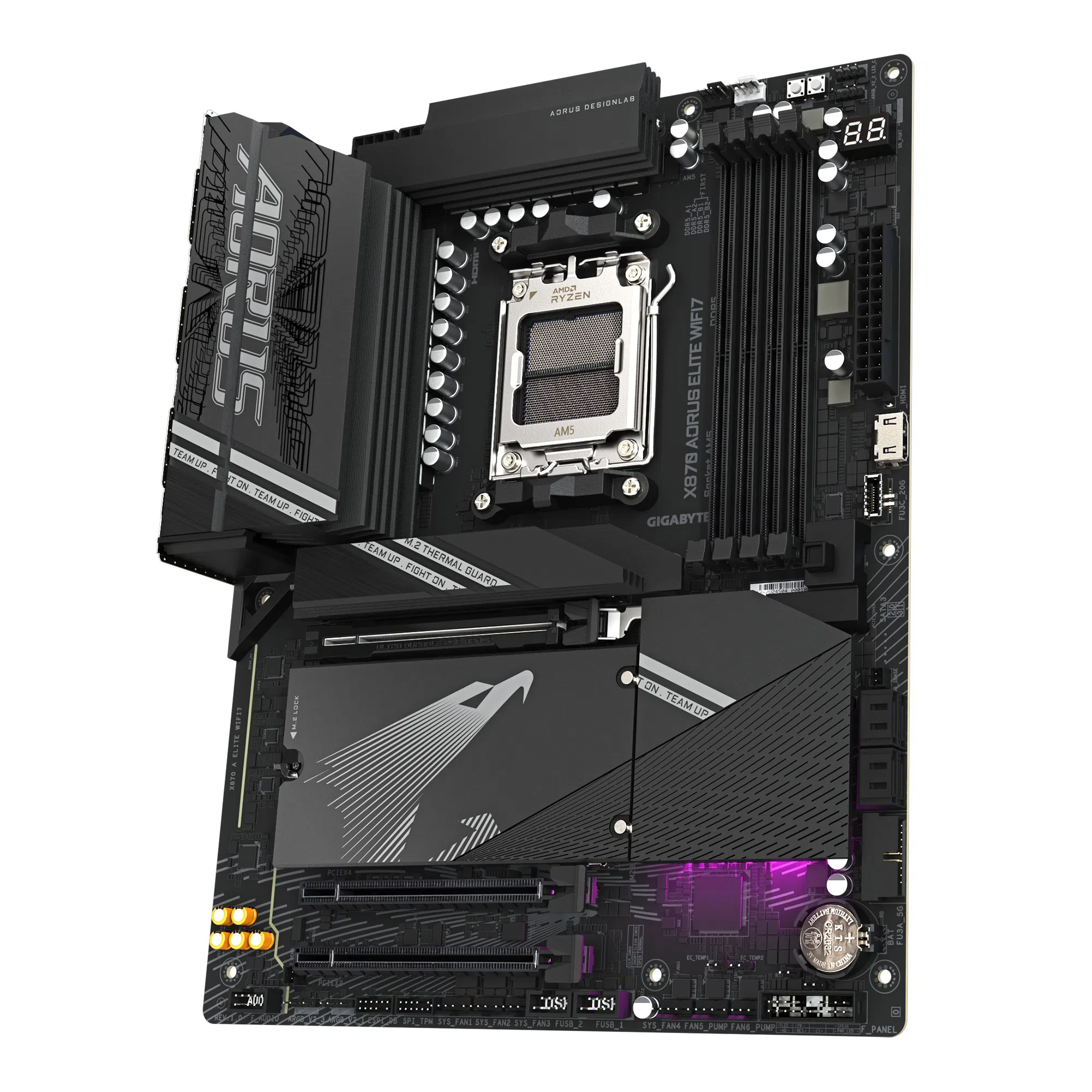 Placa de baza Gigabyte X870 AORUS ELITE WIFI7 AM5 ATX 4