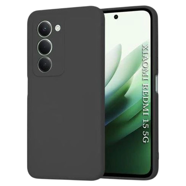 Silicon case for Xiaomi Redmi 15 (171mm) Black
