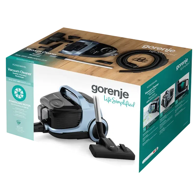 Пылесос Gorenje VC2302G6AHBL, Голубой 6