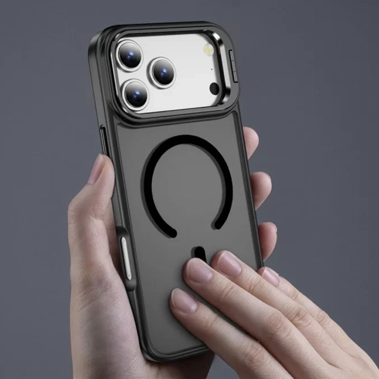 Husa Screen Geeks Magsafe+Lens p/u Iphone 17 Pro Max, Black 3