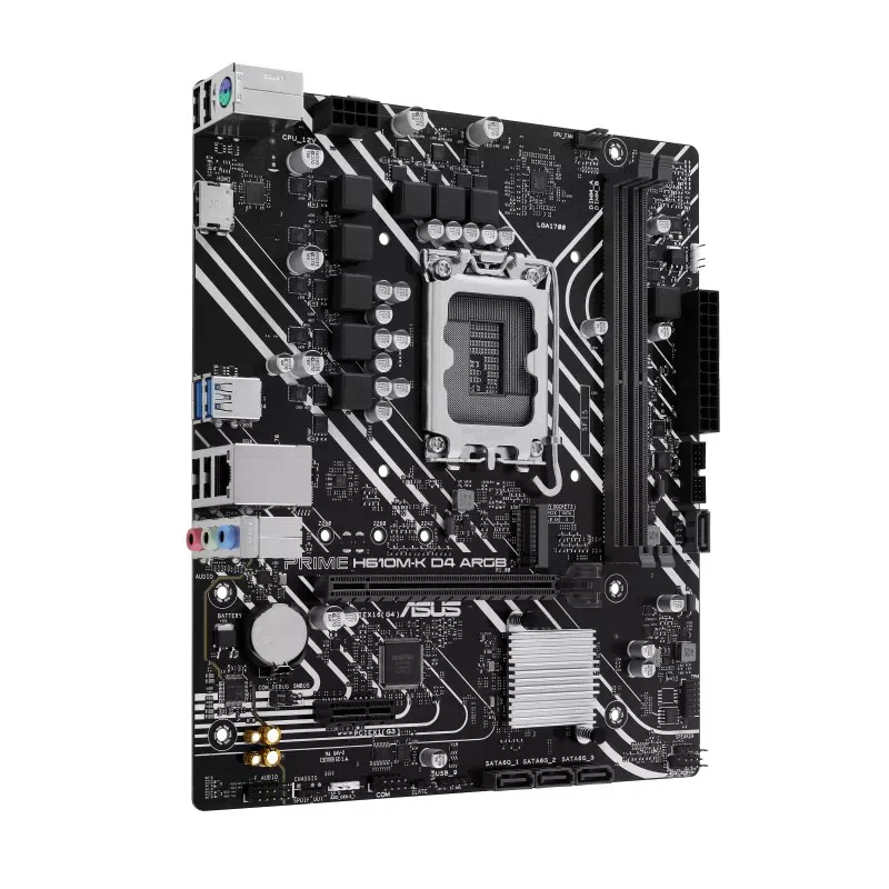 Материнская плата ASUS PRIME H610M-K D4 ARGB, Black 2