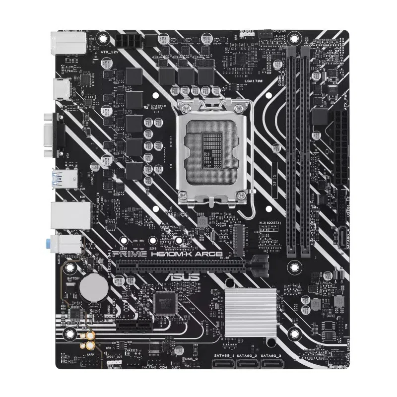Материнская плата ASUS PRIME H610M-K ARGB, Black 2