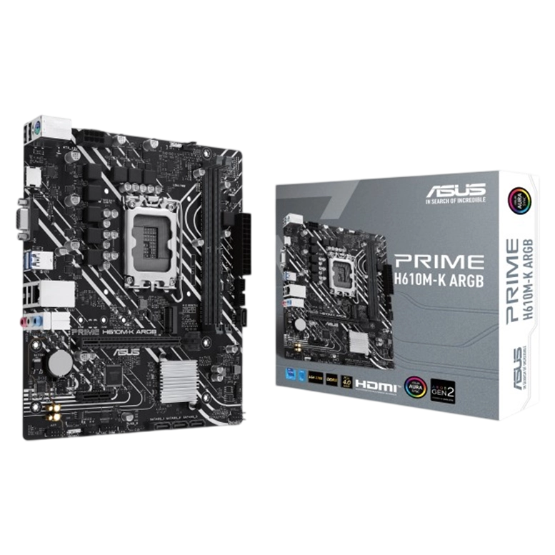 Материнская плата ASUS PRIME H610M-K ARGB, Black