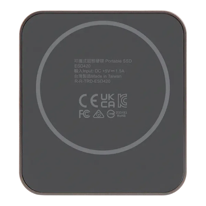 Внешний портативный SSD накопитель Transcend ESD420, 2 ТБ, Iron Gray 2
