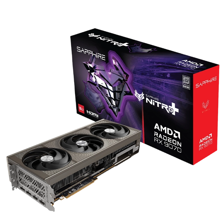 Видеокарта Sapphire NITRO+ Radeon RX 9070, Black