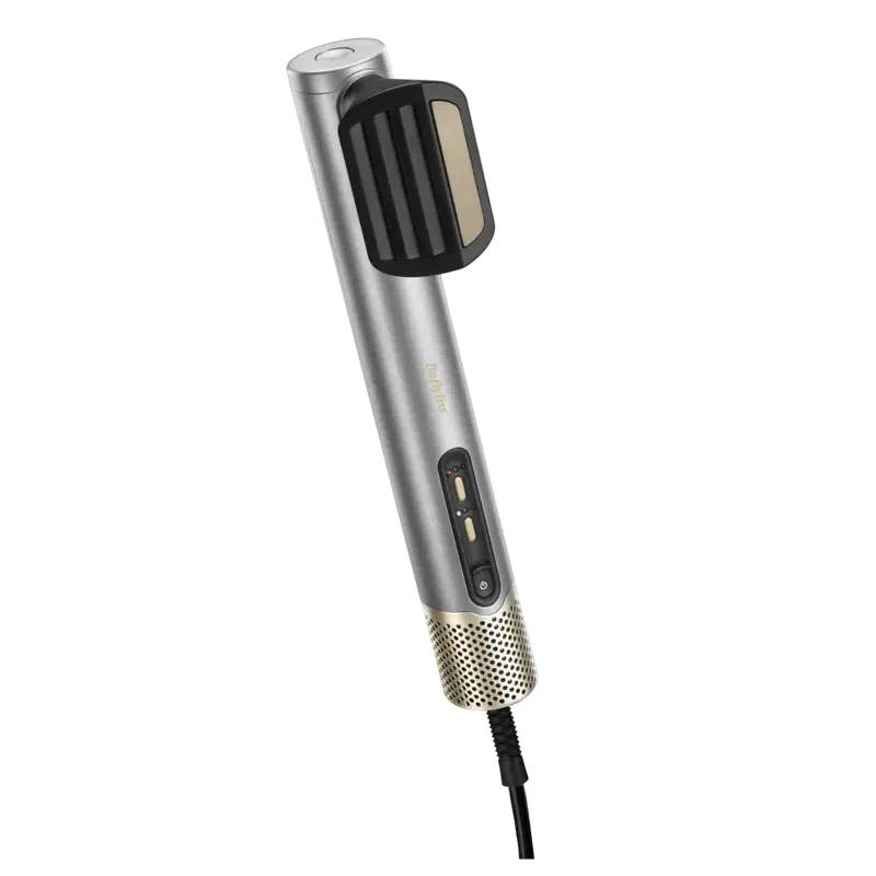 Uscător de păr-perie BaByliss AS6555E, 1600W, Argintiu 2