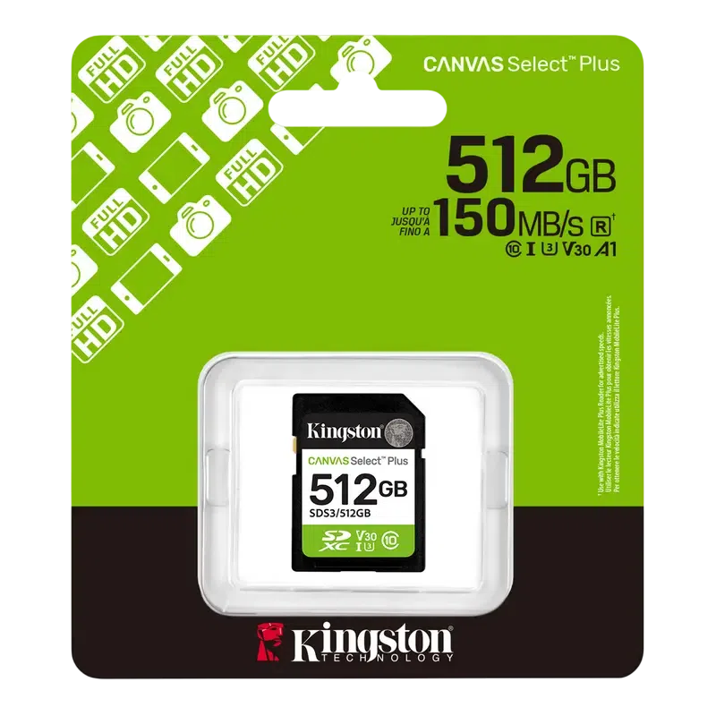 Card de Memorie Kingston Canvas Select Plus, 512GB 3