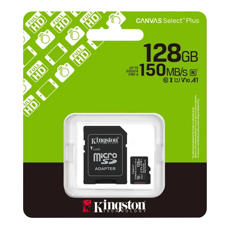 Карта памяти Kingston Canvas Select Plus, 128Гб 3