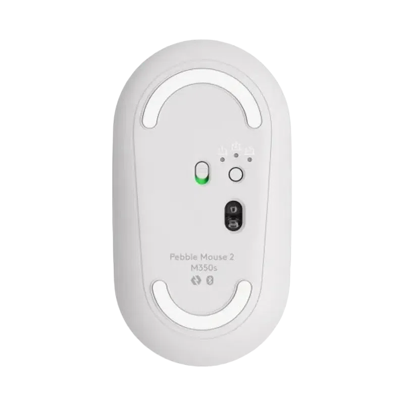 Mouse Wireless Logitech M350S, White 5