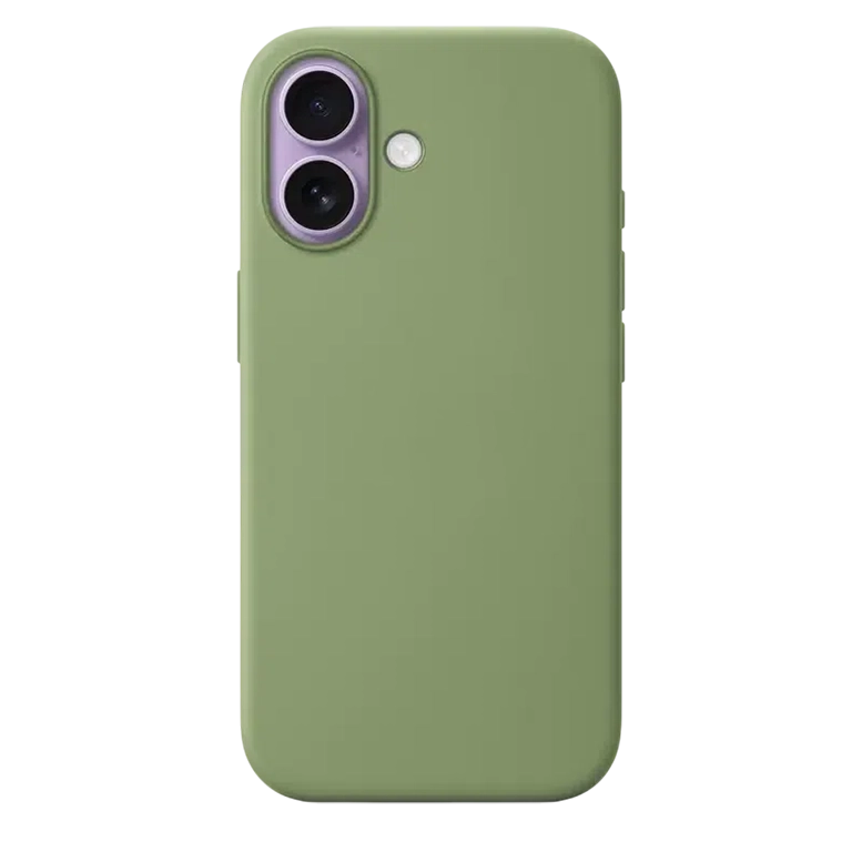 Чехол силиконовый премиум iPhone 17 with MagSafe, Light Moss 3