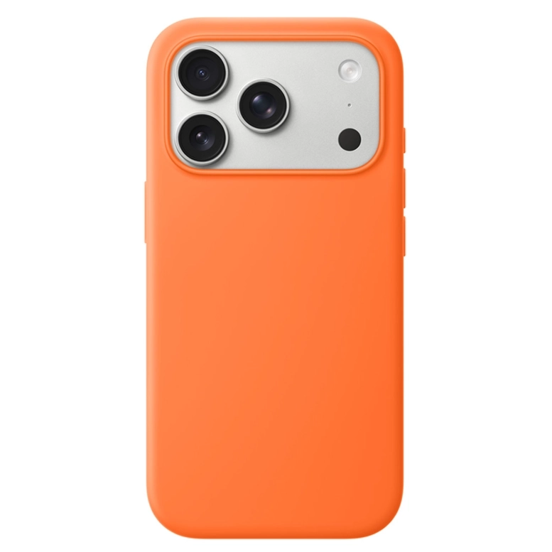 Husă Premium din silicon pentru iPhone 17 Pro, Orange 3