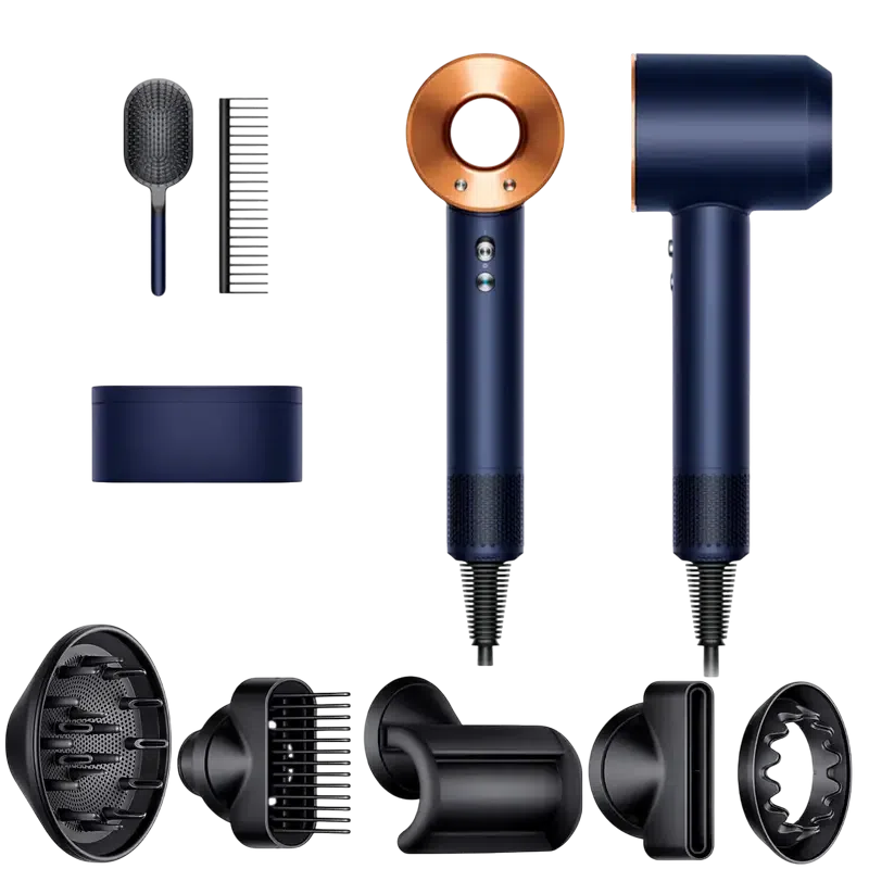 Uscător de păr Dyson HD07 Gift Edition, 1600W, Prussian Blue | Rich Copper 12