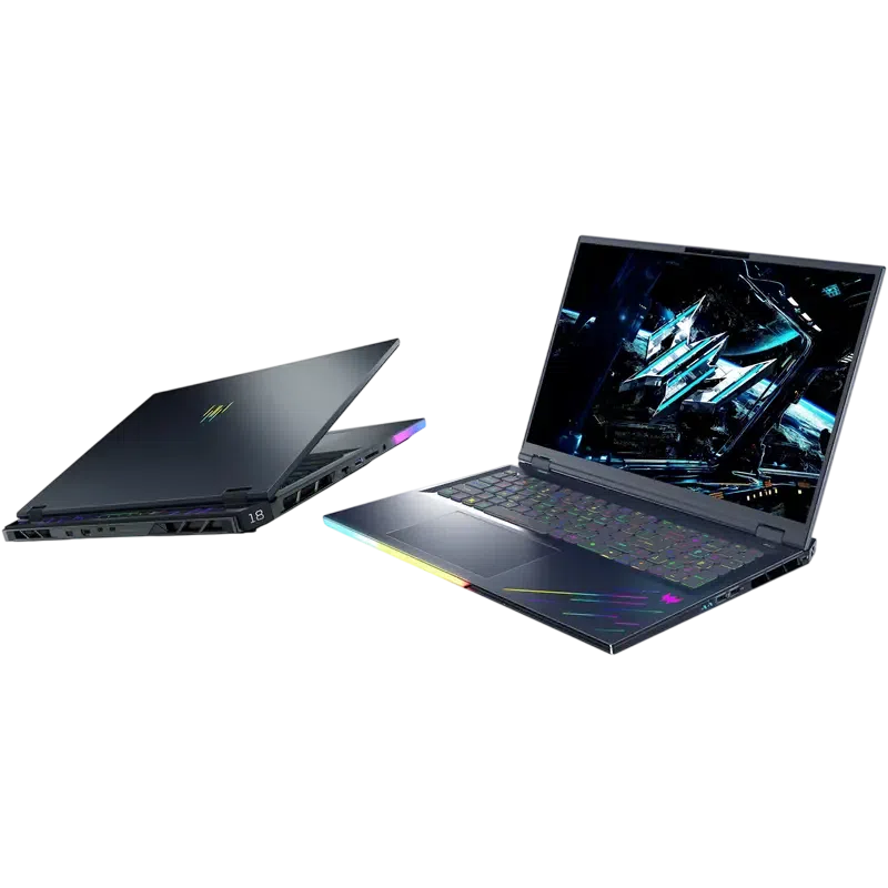 Laptop Gaming 18" Acer Predator Helios 18 AI PH18-73, Abyssal Black 6