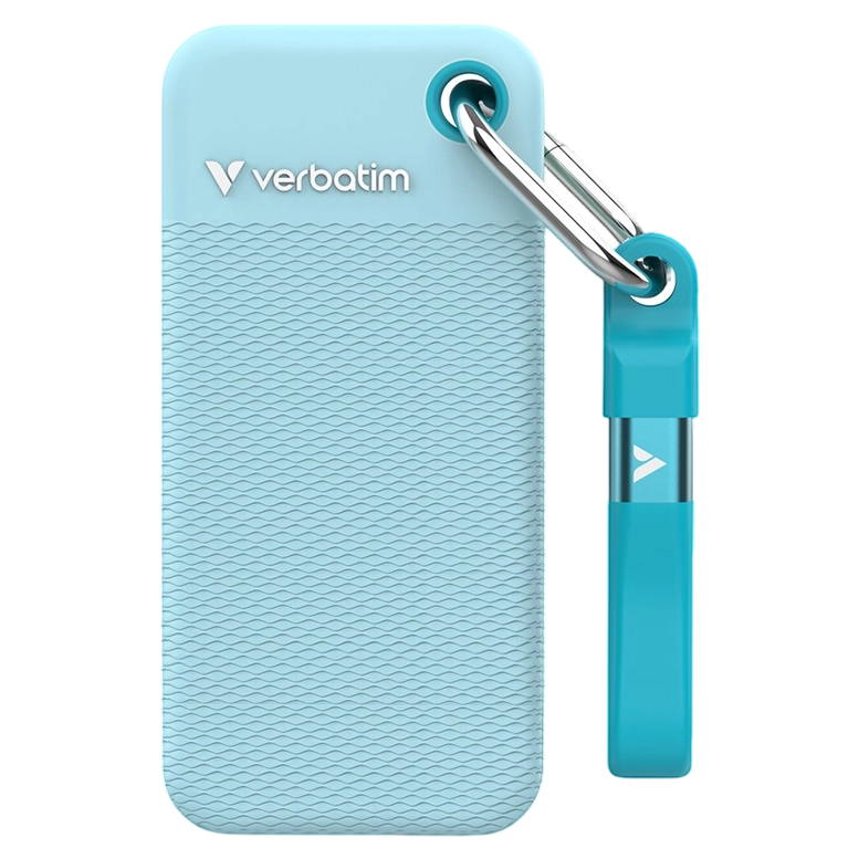 Портативный Внешний SSD Verbatim Pocket, 2 ТБ, Polar Blue
