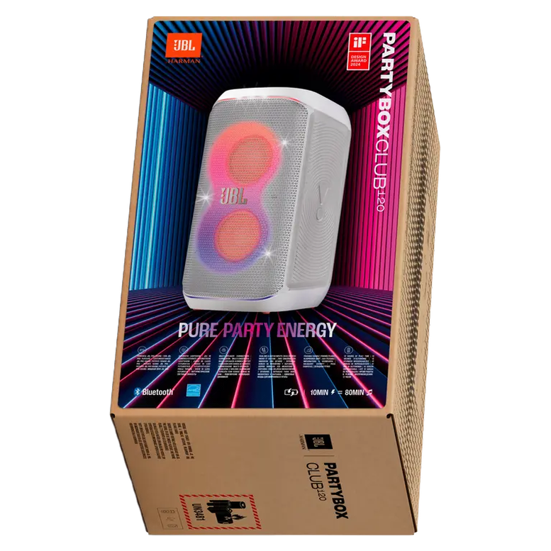 Boxă portabilă JBL PartyBox Club 120, Alb 24