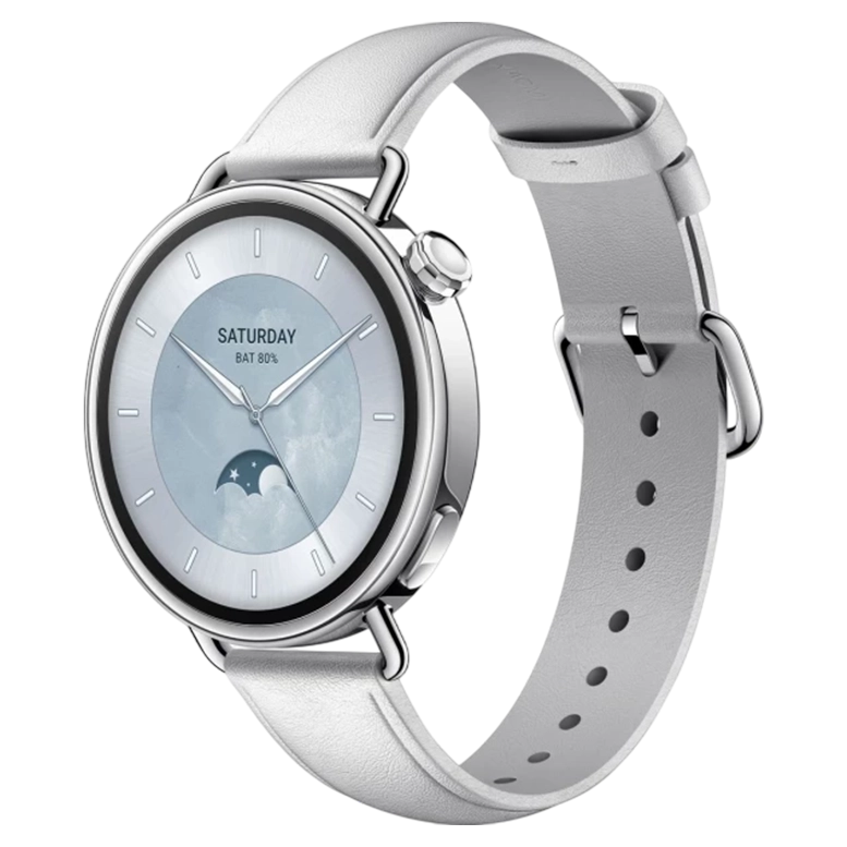 Xiaomi Watch S4 41mm Leather Strap White