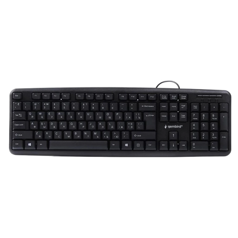 Клавиатура Gembird KB-U-103-UA, Проводное, Черный