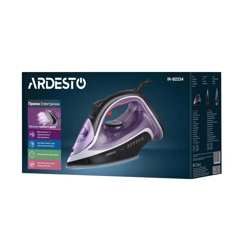 Утюг Ardesto IR-B2234, Фиолетовый 8