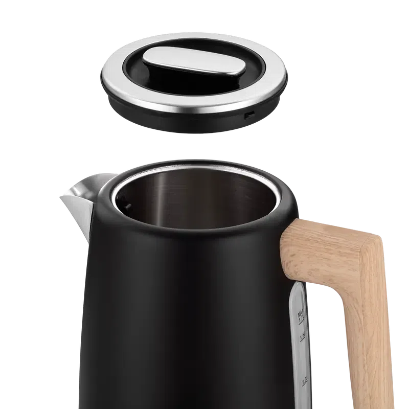 Электрочайник Ardesto EKL-F420BWD, Черный 3