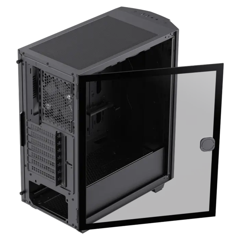 Корпус для ПК Gamemax DIAMOND CP BK Mid-Tower, Черный 8