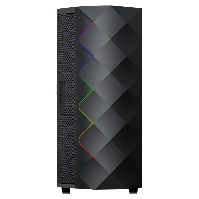 Корпус для ПК Gamemax DIAMOND CP BK Mid-Tower, Черный 2
