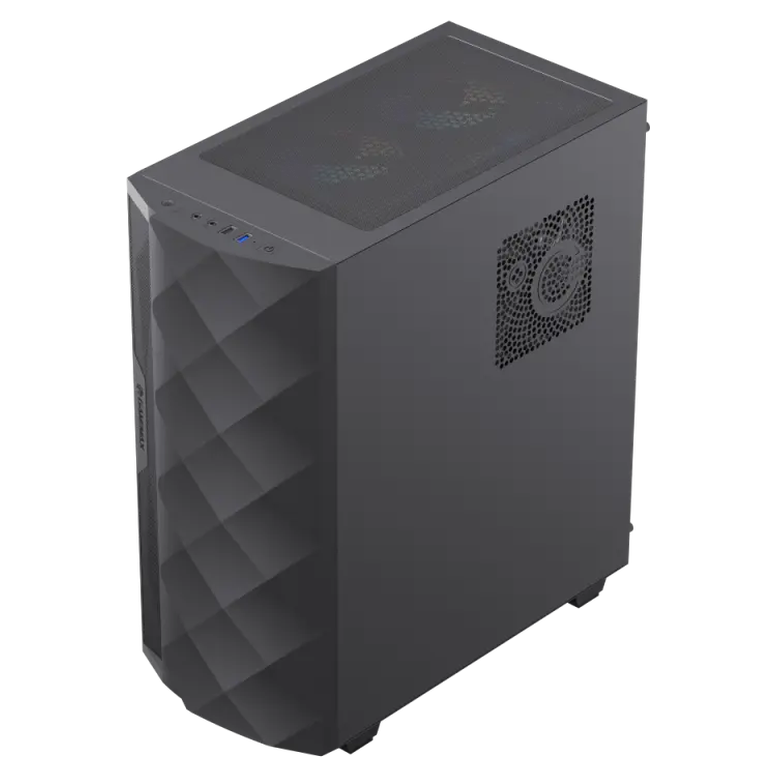 Корпус для ПК Gamemax DIAMOND CP BK Mid-Tower, Черный 5
