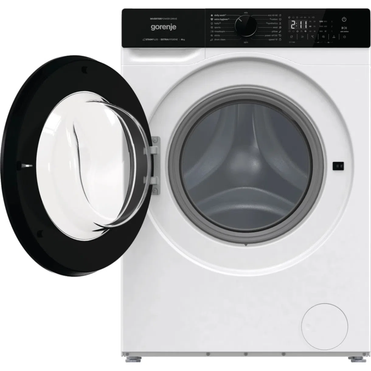 Стиральная машина Gorenje WNHA62SASEU, 6 кг, Белый 3