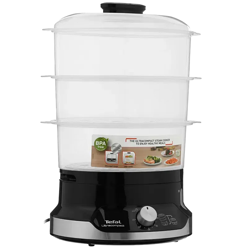 Пароварка Tefal VC204810, Чёрный 4