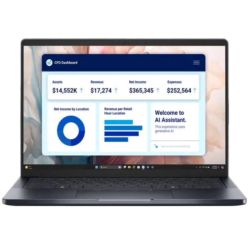 Laptop Business 14" DELL Pro 14 Premium PA14250, Magnesium 2