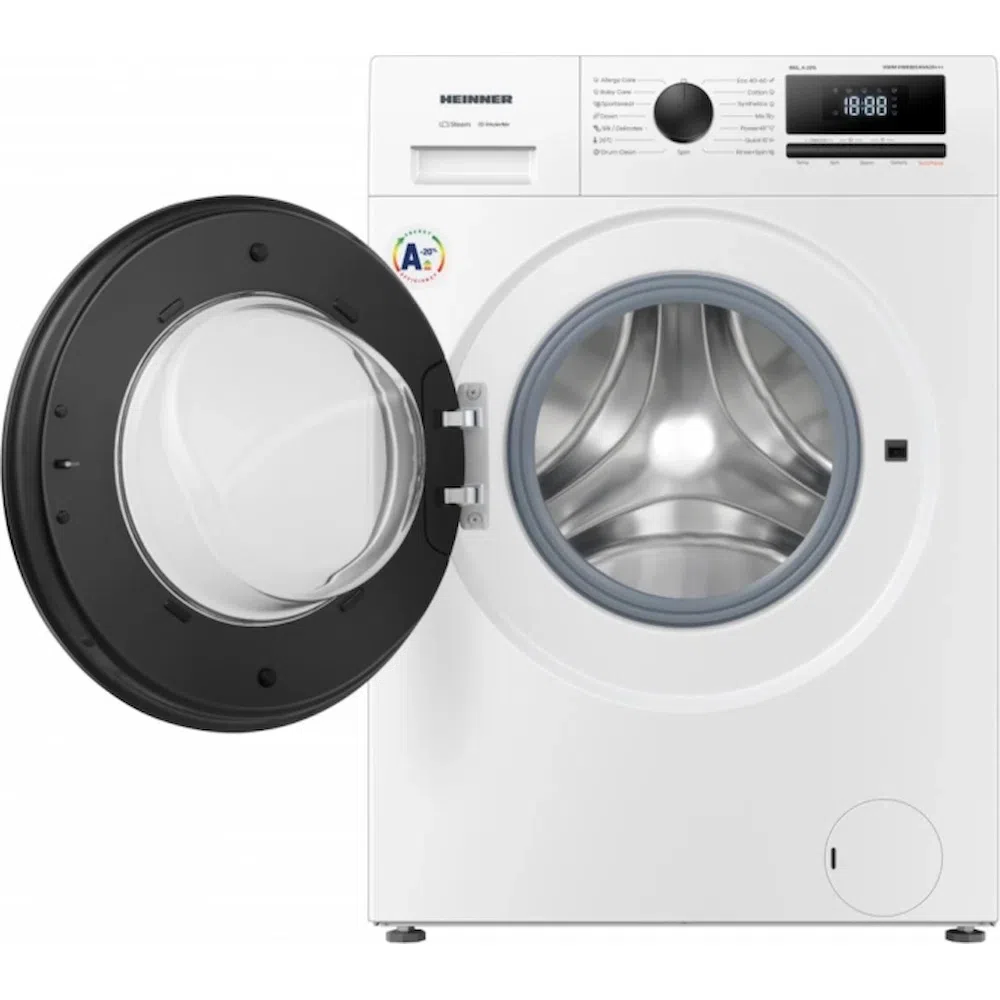 Стиральная машина Heinner HWM-HME8014IVA20+++, 8 кг, Белый 3
